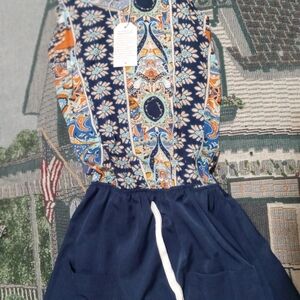 Colorful Paisley Long-Sleeve Dress